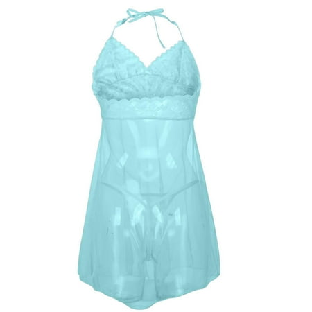 

Puntoco Ladies Dress Clearance 2 Pcs Set Super Women S Lingerie Lace Dress Underwear Temptation Plus Size Green