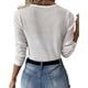 thumbnail image 2 of Women's V-neck Long Sleeve Sweater Jumper Pullover Work Blouse TopsM, 2 of 3