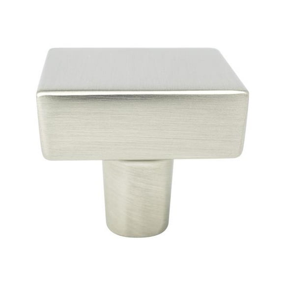 Berenson 2645-1BPN-P Brookridge Square Knob, Brushed Nickel