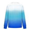 thumbnail image 4 of Mceream Women's Ribbed Knit Shacket Button Down Gradient Jackets Long Sleeve Sweater Shirts Fall Winter Trendy Cardigans Plus Size Winter Warm Outwear Chaqueta De Invierno Para Mujer Sky Blue S, 4 of 5