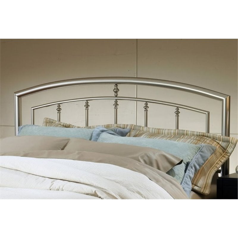 Bowery Hill King Spindle Headboard in Matte Nickel