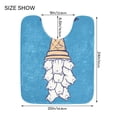 thumbnail image 5 of Yayeee Bath Rug for Bathroom Floor Non Slip Rectangle Fluffy Soft Absorbent Mat, 16"x24", Ice Cream Cat, 5 of 7