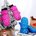 thumbnail image 3 of Bearachild 1 par de manoplas para niños, impermeables, de invierno, Unisex, cálidas, fáciles de combinar, portátiles, cómodas, diseño grueso para Suministros térmicos Fucsia Bearachild HA059230-03B, 3 of 5