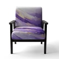 thumbnail image 4 of Designart "Colorful Fluid Ombre Ii" Upholstered Modern & Contemporary Accent Chair and Abstract Arm Chair - Multiple Color & Pattern, 4 of 7