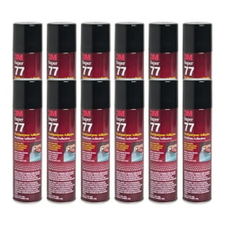 3M Super 77 Multipurpose Spray Adhesive, 16.75-Ounce Can, 12-Can Case Pack  (SUPER77)