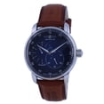 thumbnail image 2 of Zeppelin Z86623 New Captains Line Blue Dial Leather Strap Automatic Mens Watch, White, 2 of 2