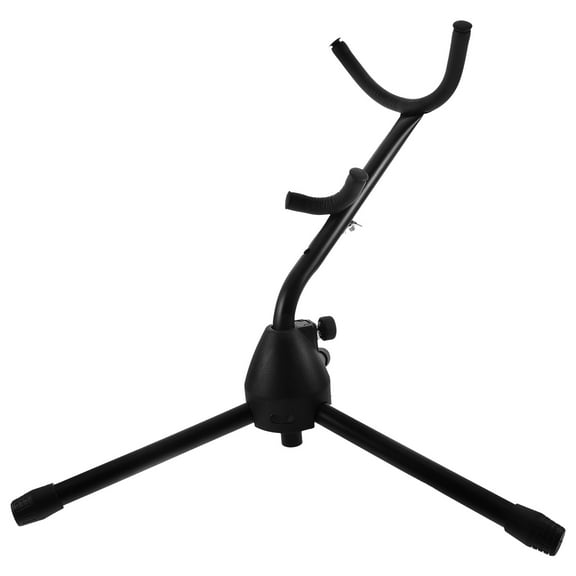 Mobestech 1Pack Anti-Slip Iron Saxophone Stand for Tenor and Alto Sax 16.14x16.14x15.55 Inch for Musicians