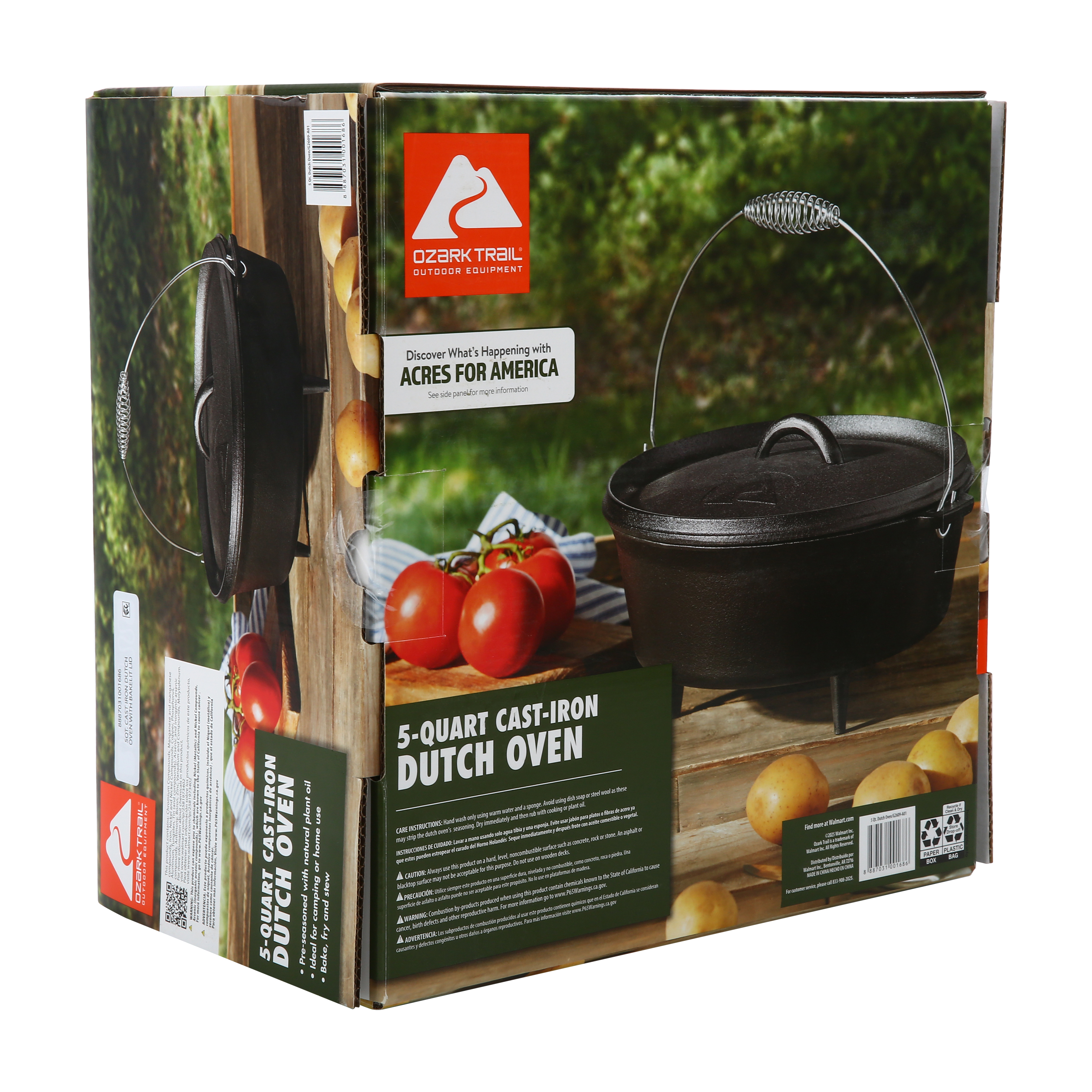 Ozark Trail 5-Quart Pre-Seasoned Cast Iron Dutch Oven photo 5