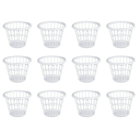 Mainstays Laundry Basket, White, Set of 12