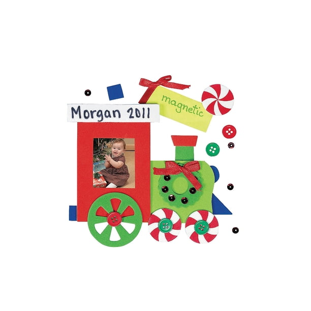 Download Christmas Train Picture Magnet Craft Craft Kits 12 Pieces Walmart Com Walmart Com PSD Mockup Templates