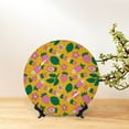 thumbnail image 6 of Wukai Strawberry Print Decorative Plate for Display,Bone China Decorative Plate, Ceramic Dinner Plate with Stand, Vertical Ceramic Plate-7in, 6 of 6