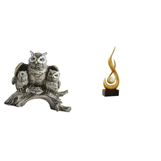 Figuras de búho,Figuras de búho,animales artificiales,artesanías,decoración del hogar,Escultura abstracta de fuego,Estatua de arte abstracto,adorno decorativo para el hogar,Escultura de