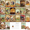 thumbnail image 1 of 80 Piezas Tarjetas de Felicitación de Navidad Vintage Postales de Navidad 4 x 6" Santa y Navidad Reimpresión Juego de Postales Antiguas Tarjetas de Navidad Retro Saludos de Navidad en Blanco para Amig, 1 of 4