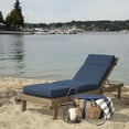 thumbnail image 3 of ARDEN Oceantex Outdoor Chaise Lounge Cushion 72 x 21, Ocean Blue, 3 of 10
