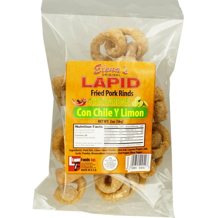 Elena's Fried Pork Rinds Limon