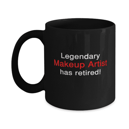 

Funny Makeup Artist Mug 11oz Black - Out of This World Makeup Artist - Unique Funny for Makeup Artist