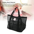 thumbnail image 4 of Mesh Beach Bag, Mesh Pool Bag Abraza Capacidad Nylon Plegado PARA MULTIFUNCIONAL PARA VACACIONES Para Juguetes, 4 of 7