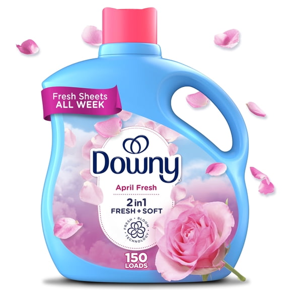 Downy Liquid Fabric Softener, April Fresh Scent, 111 fl oz, 150 Loads