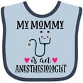 thumbnail image 3 of Inktastic Anesthesiologist Mom Baby Girls Baby Bib, 3 of 4