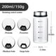 thumbnail image 5 of Cateissary Frasco de vidrio para especias con tapa y escala, botella sellada para condimentos, almacenamiento de pimienta, cocina, restaurante, Picnic, Cables de audio/vídeo S/150ml, 5 of 6