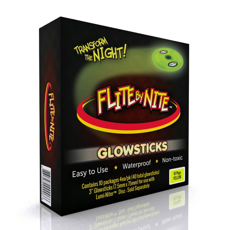Lumi-Niter Glowstick Refills, Yellow 