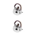thumbnail image 1 of Billuyoard Outdoor Camping Stainless Steel Whistling Kettle Tea Kitchen Pot Silver Type2 NO2, 1 of 6