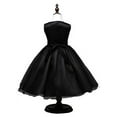 thumbnail image 6 of Styles I Love Little Kid Girls Sleeveless Sequin Tulle Flower Girl Dress Wedding Pageant Party Dresses 1-8Y, 5 Colors, (Black, 100/1-2 Years), 6 of 15