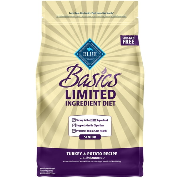 Blue Buffalo Basics Skin & Stomach Care Turkey and Potato Dry Dog Food
