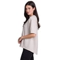 thumbnail image 4 of RBX Active Women's Super Soft Luxe Athleisure Fabric Oversized Short Sleeve T-Shirt, 4 of 6