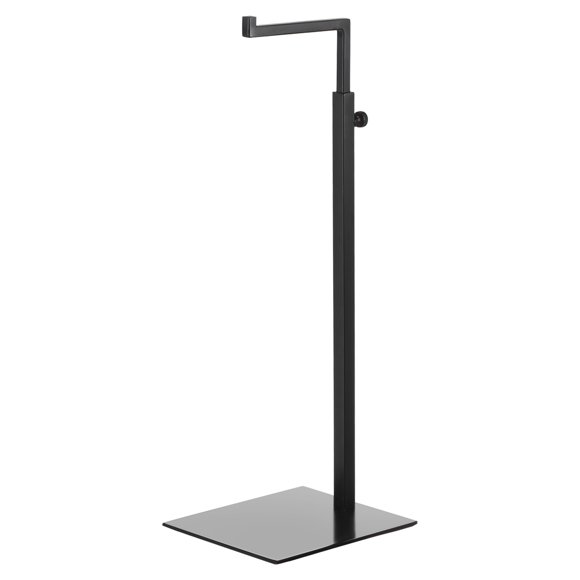 Uxcell Purse Display Stand 1 Pack Adjustable Handbag Rack Stainless Steel Tabletop Hook Holder for Boutique Store Black