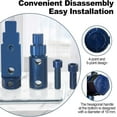 thumbnail image 6 of Broken Pipe Thread Extractor Tool,Stripped Pipe Extractor Set, Broken Valve Thread Extractor,Faucet Removal Tool with Water Claw,Stripped Screw Extractor for Damaged Faucet Water Pipe, 6 of 6