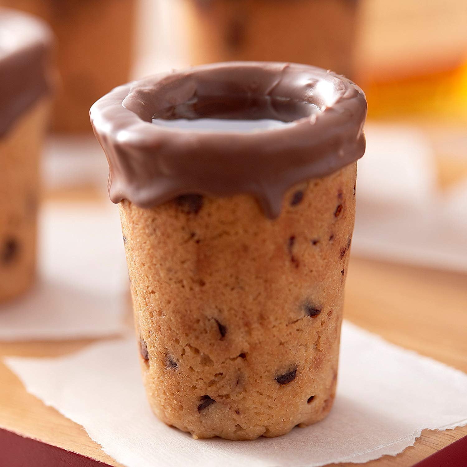 Banana Split Cookie Shots with Wilton Shot Glass Mold 