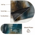 thumbnail image 6 of Area Rug for Living Room, Turquoise Gradient Non-Slip Indoor Large Carpet for Bedroom/Dining Room, Abstract Modern Luxury Ombre Painting Washable Low-Profile Rectangle Floor Runner Rugs - 5 x 7 Ft, 6 of 7