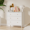 White + MDF#92, variant on Modern 3 Drawer Dresser Chest with Smooth Gliding Drawers, White MDF Wood Storage Cabinet for Bedroom, Living Room, Entryway, Small Space Furniture, 31.5L x 15.75W x 29.92H
