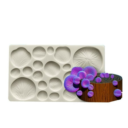 

SIEYIO Silicone Fondant Molds for Creative Mushroom DIY Soap Resin Crafts Cake Decorating Tools for Kitchen Durable Baking Gift