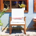 thumbnail image 4 of Outdoor Acacia Wood Rocking Chair Patio Backyard Garden Lawn W/ Cushion, 4 of 12