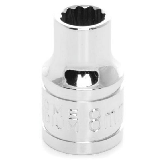 Performance Tool W38808 3/8" ive 12-Point Socket, 8mm