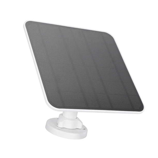 Cargador De Panel Solar Para Videotimbre, 12W Estanco IP66, Soporte Ajustable Para Anillo, Nido, Cámara 2K, Cable De Incluido