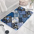 thumbnail image 3 of Pioneer Flower Floral Print Flannel Non Slip Door Rugs,Washable Door Mats Indoor,Decorative Door Mats,Dirt-Resistant and Absorbent Doormat for Entrance,Bedroom,Kitchen,Bathroom,31.5"x17", 3 of 4