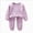 B292-Girls' Set-Purple, variant on 8-9 Years Child Baby Clothes Neutral Girls Clothes Cute Sweatshirt Casual Outfit for Leggings 2-Piece Fall Outfits Set Toddler Sweatshirt Pant Set Fall Winter Pajama Set