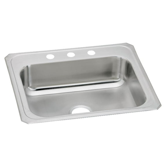 Elkay Celebrity Stainless Steel 31" x 22" x 6-7/8", Single Bowl Drop-in Sink