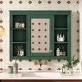 thumbnail image 2 of 35'' x 27.5'' Wall-Mounted MDF Cabinet with High-Quality Board | Ample Storage in Bathroom | Keep Items Tidy and Protected, 2 of 3
