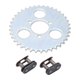 thumbnail image 1 of T8F 38T Rear Chain Wheel Sprocket 101mm Diameter Lightweight Portable Fit For 2 Stroke 43cc 49cc Goped Scooter, 1 of 5