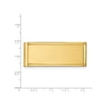 thumbnail image 2 of Mens Yellow Plated Stainless Steel Polished Money Clip, 2 of 4