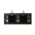 thumbnail image 3 of Elegant Kitchen and Bath Alden 84 Inch Double Bathroom Vanity In Mocha Brown, 3 of 13