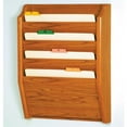 thumbnail image 1 of Scranton & Co 4 Pocket Legal Size Wall File Holder in Medium Oak, 1 of 1