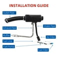 thumbnail image 5 of Danolapsi 5KW/8KW Diesels Heater, 10L Tank Diesel Air Heater 12V with Remote Control and LCD Screen, Parking Heater Portable for Car SUV RV Trailer Camper Boat Garage and Caravans, 5 of 7