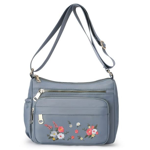 Frontwalk Women Crossbody Bag Zipper Handbag Multi Pockets Fashionable