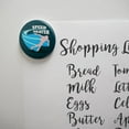 thumbnail image 2 of Speed Skater Ice Skating Fast Kitchen Refrigerator Locker Button Magnet, 2 of 4