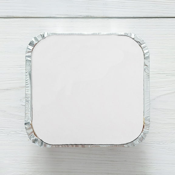 UPOUART Aluminum Foil Cake Baking Pans with Lids, , Microwave Safe, Portable, 125 Pieces for Baking and Cooking